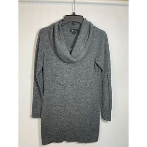 AB Studio Marble Knit Long Sleeve Cowl Neck Sweater